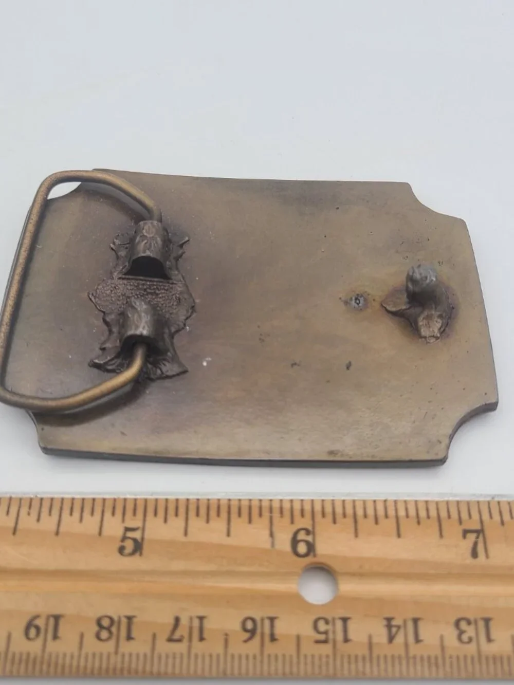 Cleveland Brass Belt Buckle 1921-1983 Carriage Wells Fargo?